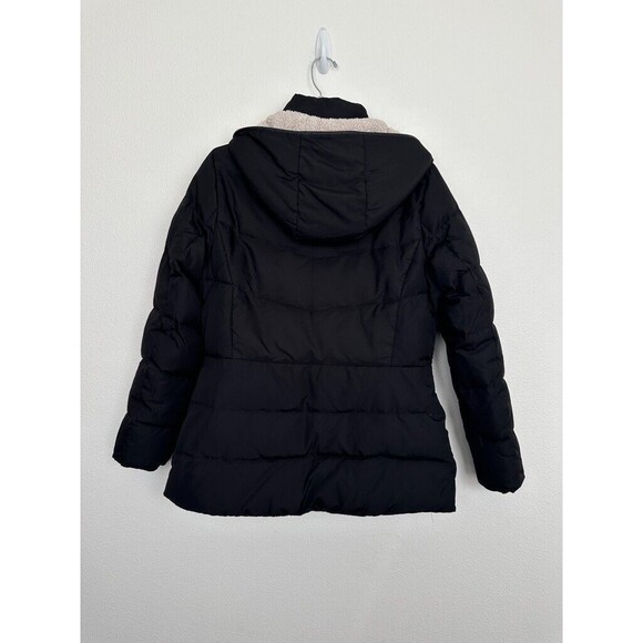 Ralph Lauren Black Label Down Puffer Jacket Full Zip Black Fleece Size Medium - Picture 11 of 13